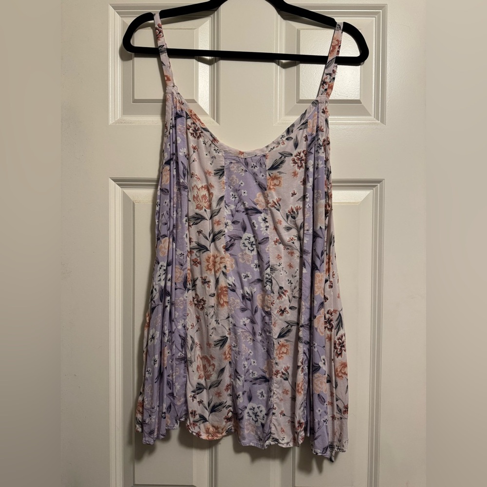 Torrid Floral Swing Tank
